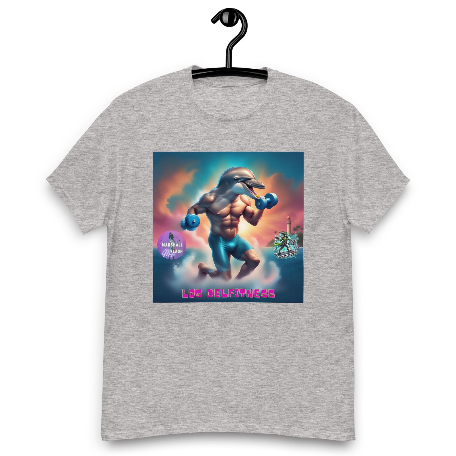 Camiseta clásica unisex Los Delfitness - Imagen 6